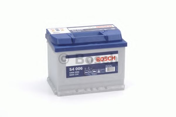 BOSCH - 0 092 S40 060 - АКБ Bosch Silver S4 006 60Ah/540A (+/-) 242x175x190 СНГ