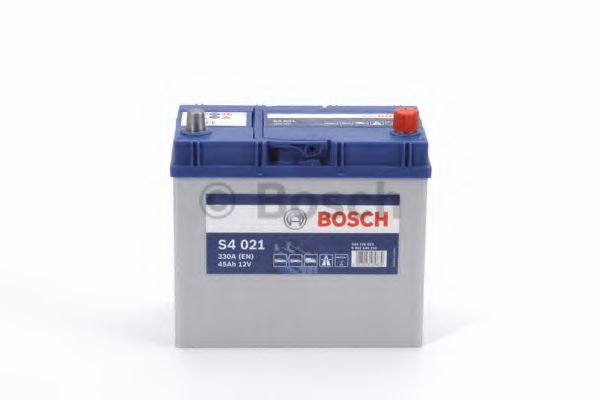 BOSCH - 0 092 S40 210 - АКБ Asia Bosch Silver S4 021 45Ah/330A (-/+) 238x129x227
