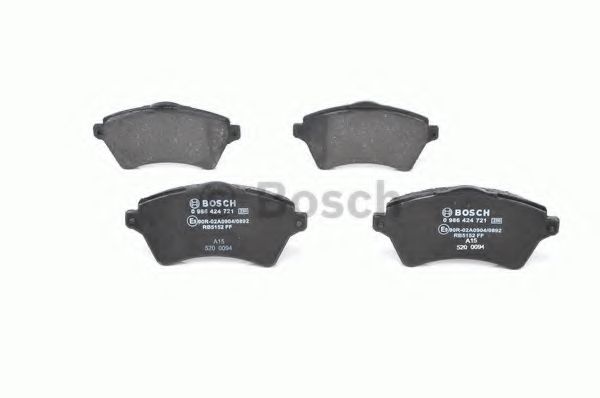 BOSCH - 0 986 424 721 - Колодки гальмівні дискові