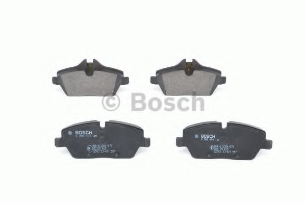 BOSCH - 0 986 494 120 - Гальмівні колодки перед. BMW E87, E90 1.6i-3.0i 09.04-