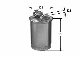 CLEAN FILTERS - DN1937 - Фильтр топливный Connect 1.8Di/TDi (55kW) 02- (под клапан)