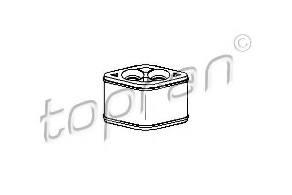 TOPRAN - 207 036 - Опора радіатора Opel Astra G/H/Zafira B