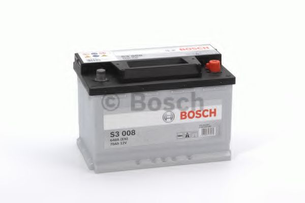 BOSCH - 0 092 S30 080 - АКБ Bosch S3 70Ah/640A (-/+) 278x175x190