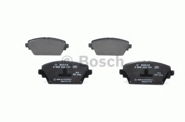 BOSCH - 0 986 424 791 - Торм колодки дисковые (пр-во Bosch)