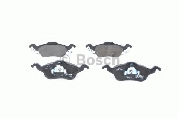 BOSCH - 0 986 494 284 - Гальмівнi колодки дисковi перед. Ford Focus 98-