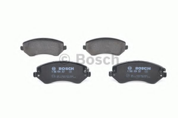 BOSCH - 0 986 494 357 - Гальмівні колодки дискові CHRYSLER/JEEP Voyager/Cherokee "F "01-08