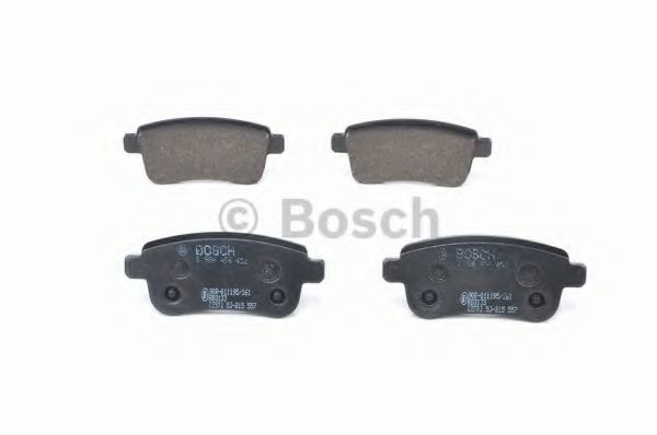 BOSCH - 0 986 494 452 - Гальмівні колодки дискові зад. Renault Scenic III/Megane III 2.0DCi 08-