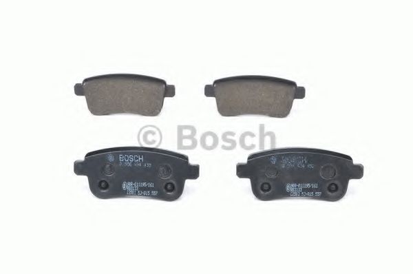 BOSCH - 0 986 494 452 - Гальмівні колодки дискові зад. Renault Scenic III/Megane III 2.0DCi 08-