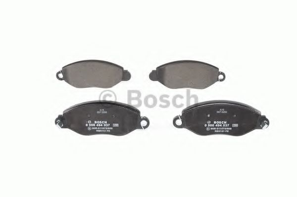 BOSCH - 0 986 494 037 - Гальмівнi колодки дисковi перед. Ford Transit 2.0D 08.00-05.06