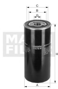 MANN-FILTER - WD 950/5 - Фільтр гідравлічний Deutz / Fahr / KHD WD950 / 5 (вр-во MANN)