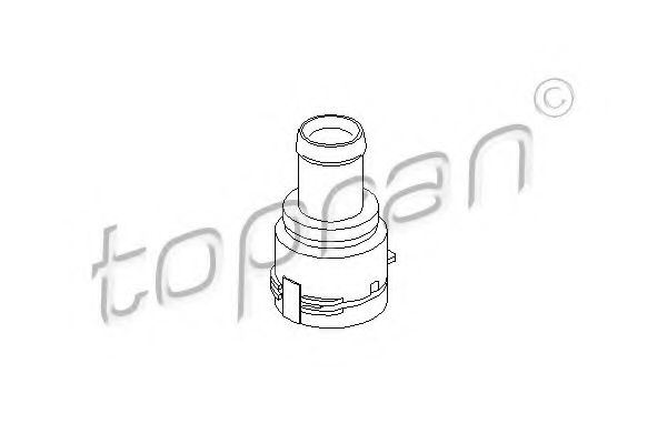 TOPRAN - 111 241 - Флянець системи охолодження Audi A3 2.0 03-/VW Bora 1.6 98-