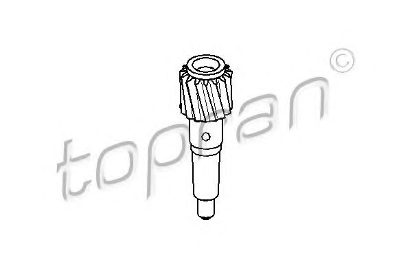 TOPRAN - 102 690 - Шестерня спідометра  VW 1,6-1,8 (15 зубів) (червоний)