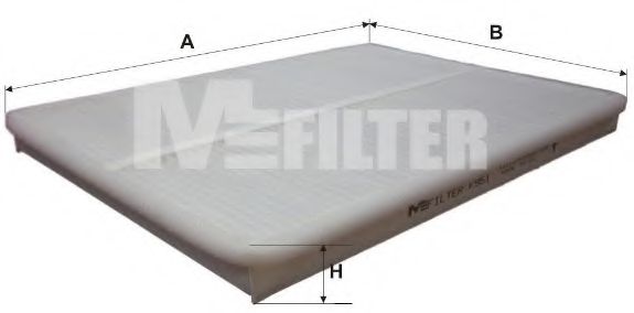 MFILTER - K 951 - Фильтр, воздух во внутренном пространстве