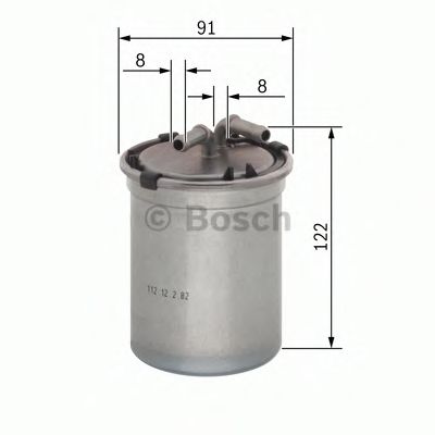 BOSCH - 0 450 906 464 - Фільтр паливний DB W211 W220  CDI 00-