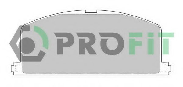 PROFIT - 5000-0308 - Колодки гальмівні дискові