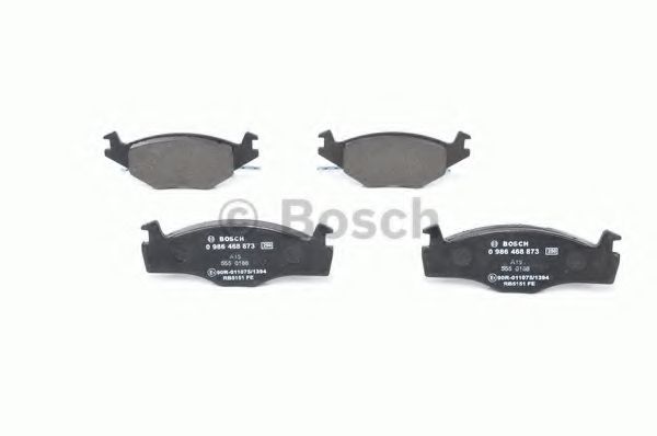 BOSCH - 0 986 468 873 - Колодка торм. SEAT CORDOBA (6K2/C2), IBIZA II (6K1), VW CADDY I передн. (пр-во Bosch)