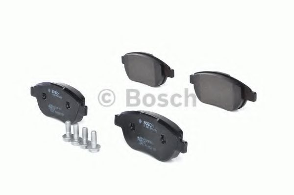 BOSCH - 0 986 494 038 - К-кт перед. гальм колодки Citroen C4; Peugeot 307 1.6/1.6D/2.0 11.04-07.11