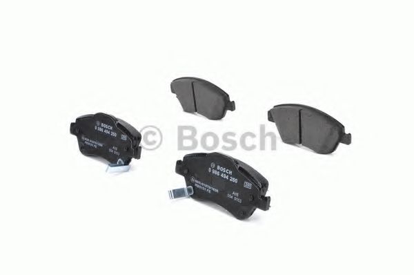 BOSCH - 0 986 494 260 - Гальмівні колодки дискові перед. Toyota Auris 1,4 D-4D 07-