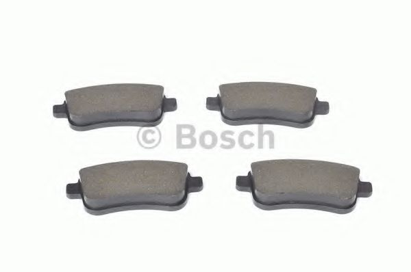 BOSCH - 0 986 494 452 - Гальмівні колодки дискові зад. Renault Scenic III/Megane III 2.0DCi 08-