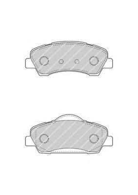 FERODO - FDB4491 - Колодки гальмівні дискові