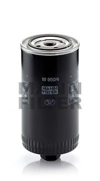 MANN-FILTER - W 950/4 - Фільтр масляний VW Transporter 2.4D -9/90, 2.5, LT28, LT31, LT35 2.7D
