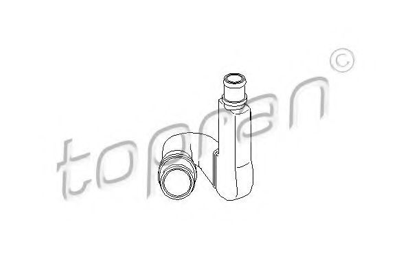 TOPRAN - 112 280 - Патрубок вентиляції картера 1.8 VW Pasat 97-00,A4 95-01,A6 9