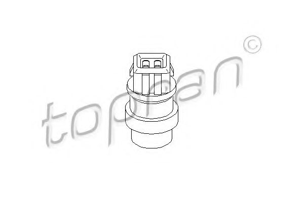 TOPRAN - 103 567 - Датчик темп. охол. рідини VW чорно-зелений