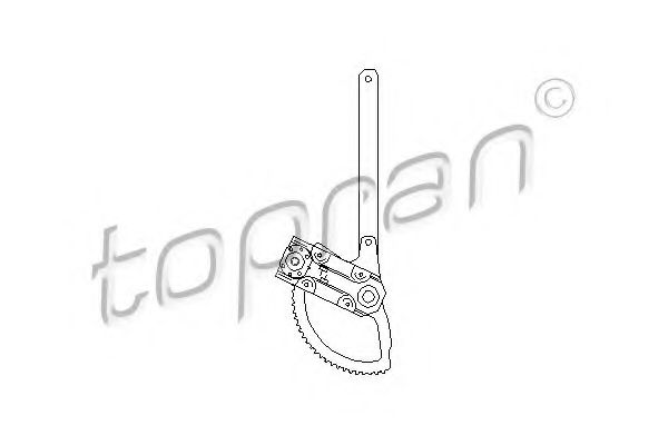 TOPRAN - 401 669 - Склопідіймач правий DB Sprinter 95-
