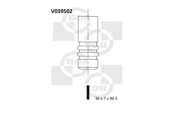 BGA - V039502 - Клапан двигуна
