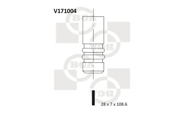 BGA - V171004 - Клапан двигуна