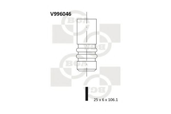 BGA - V996046 - Клапан двигуна
