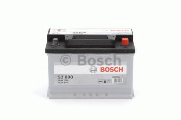 BOSCH - 0 092 S30 080 - АКБ Bosch S3 70Ah/640A (-/+) 278x175x190