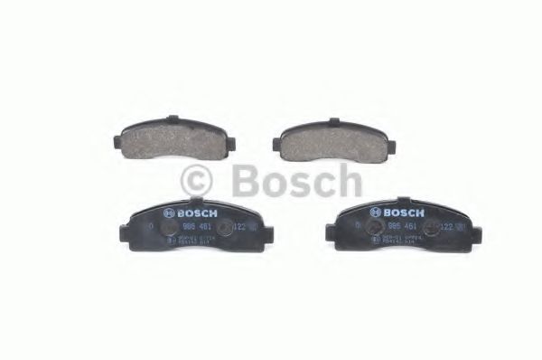 BOSCH - 0 986 461 122 - Гальмівні колодки дискові перед. Nissan Micra II 1.0i-1.5D 92-03