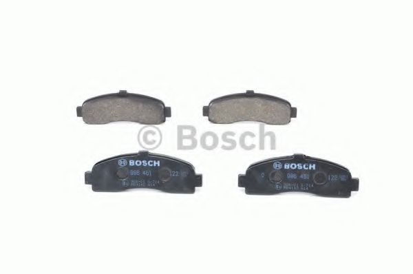 BOSCH - 0 986 461 122 - Гальмівні колодки дискові перед. Nissan Micra II 1.0i-1.5D 92-03