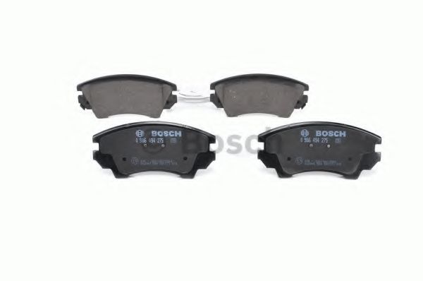 BOSCH - 0 986 494 275 - Гальмівні колодки дискові перед. Opel Insignia 08-  (середина диска 321mm)/(17")