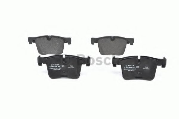 BOSCH - 0 986 494 487 - Гальмівні колодки дискові перед. BMW 5 (F10), 5 Touring (F11), X3 (F25), Z4 (E89) 09 -