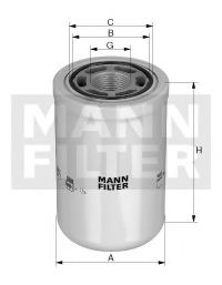 MANN-FILTER - WH 980/3 - фільтр гідравлічний John Deere WH980 / 3 (вр-во MANN)
