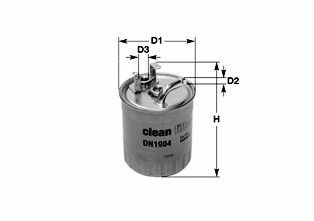 CLEAN FILTERS - DN1904 - Фильтр топливный Sprinter 00-06/Vito 99-03