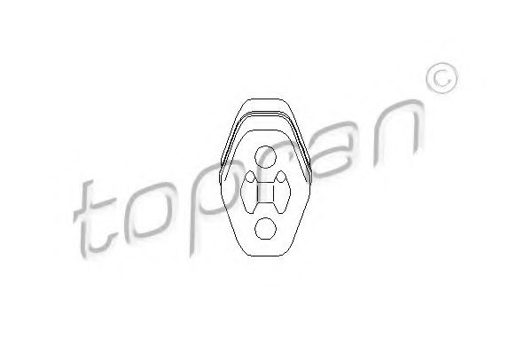 TOPRAN - 103 026 - Кріплення глушника Ford/VAG/Mazda 1991-