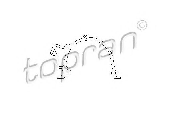 TOPRAN - 201 286 - Прокладка масляного насоса до блоку Opel/Daewoo X18XE/X20XEV