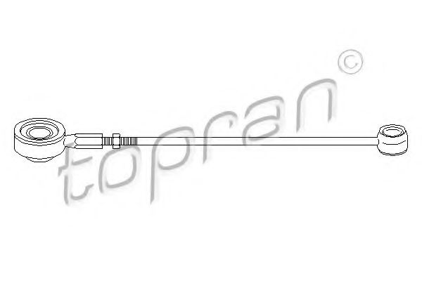 TOPRAN - 721 253 - Тяга куліси 300мм Citroen ZX, Xsara, Berlingo; Peugeot 306, Partner