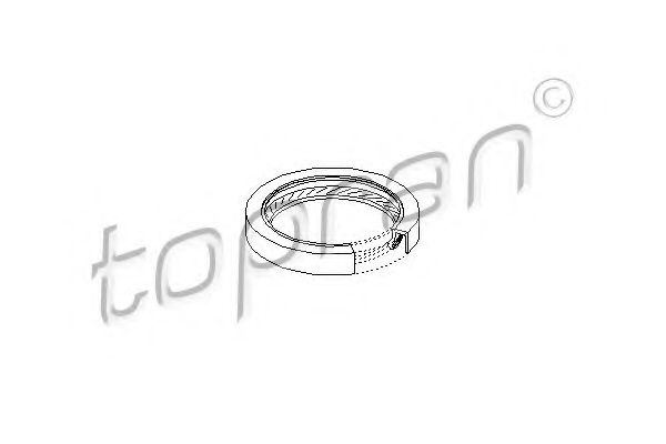 TOPRAN - 101 489 - Уплотняющее кольцо, коленчатый вал (Кривошипношатунный механизм)