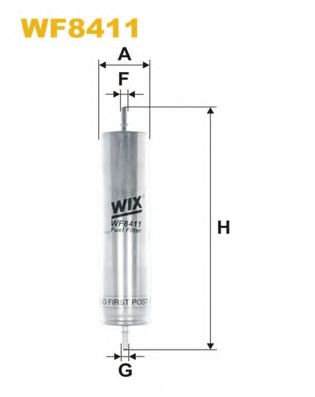 WIX FILTERS - WF8411 - Фильтр топливный (пр-во Wix-Filtron)