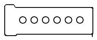 Прокладка клап.кр. MB OM605/OM606 під форсунки