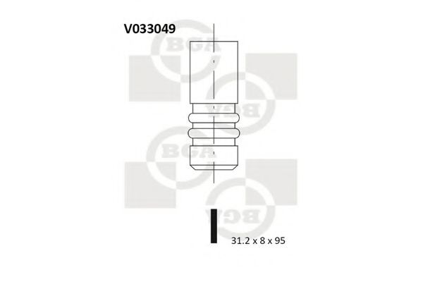 BGA - V033049 - Клапан двигуна