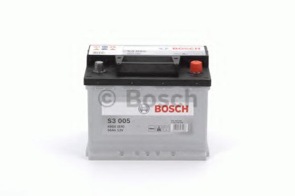 BOSCH - 0 092 S30 050 - АКБ Bosch S3 005 56Ah/480A (-/+) 242x175x190