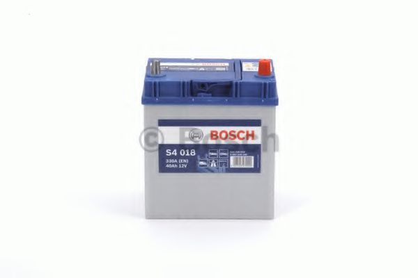 BOSCH - 0 092 S40 180 - АКБ Asia Bosch Silver S4 018 (-/+) (тонкі клеми) 40Ah/330A 187x127x227