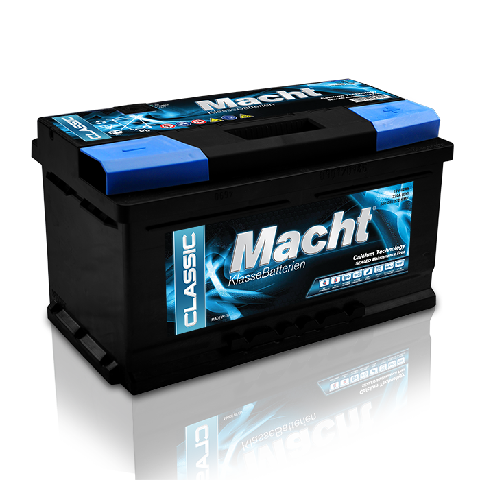 MACHT - 25349 - АКБ CLASIC 80Ah 720A R+ 310×175×175 LB4