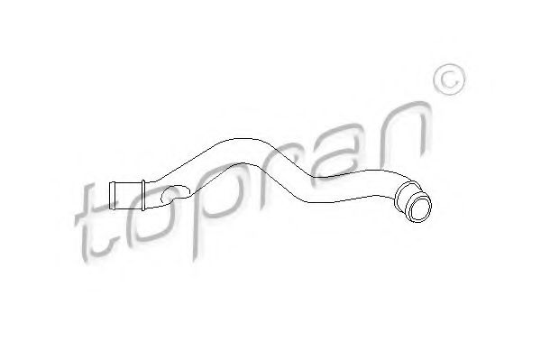 TOPRAN - 110 728 - Патрубки вентиляції картера Audi A3/TT/Skoda Octavia/VW Bora/Golf 00-