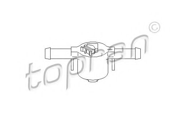 TOPRAN - 109 069 - Клапан паливного фільтра Audi A4/A6/VW Passat 2.5 TDI 98-